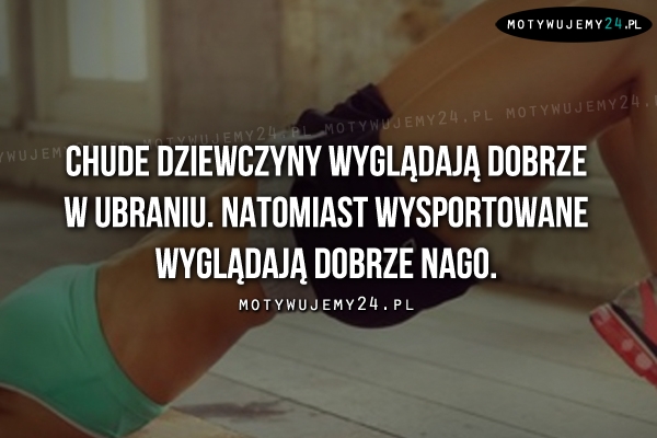 Chude dziewczyny wyglądają..