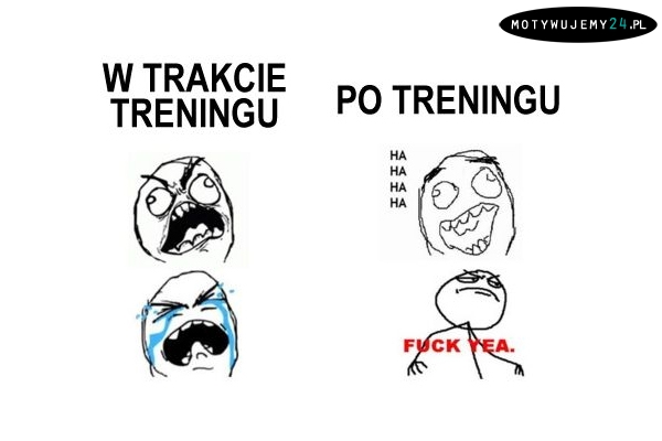 w trakcie i po treningu