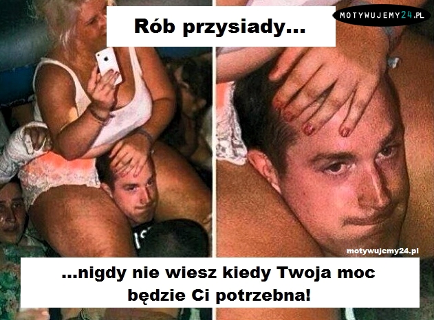 Nie tylko kobietom przydają się przysiady...