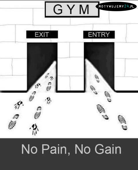 no pain, no gain