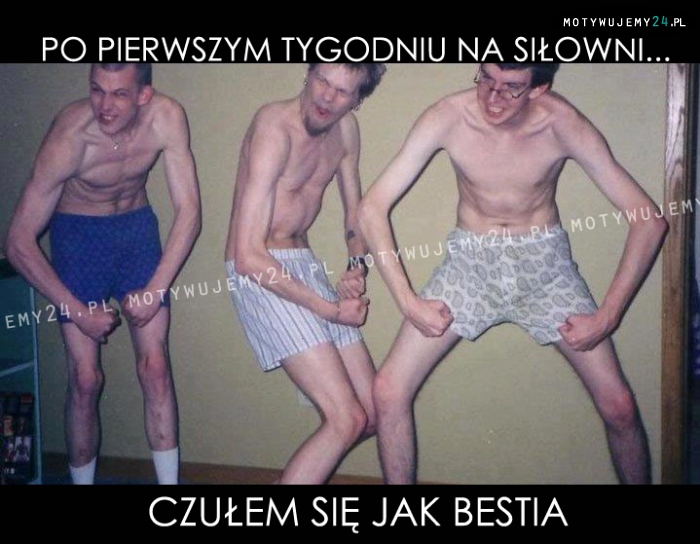 Po 1 tygodniu na siłowni