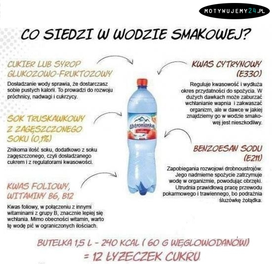 Co siedzi w wodzie smakowej?