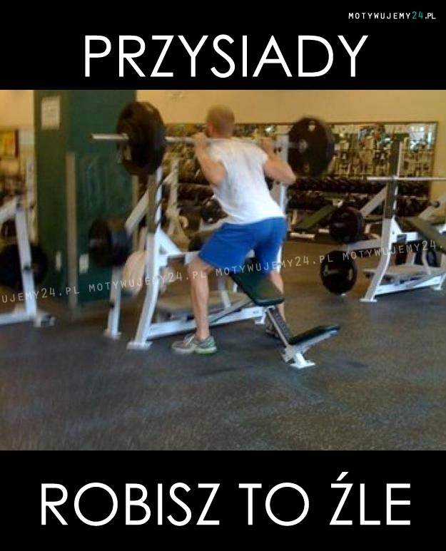 Przysiady...