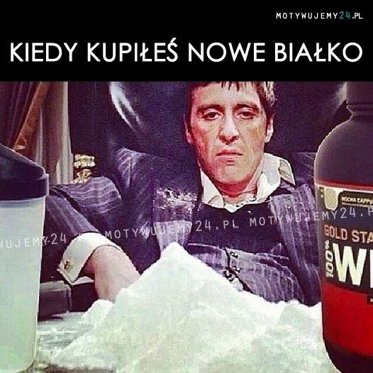 Nowe białko i czujesz się tak...