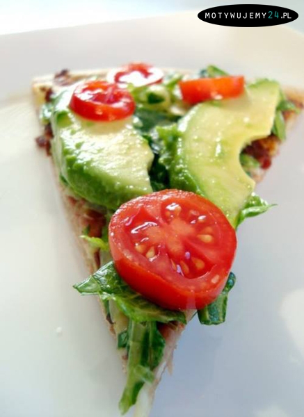 Fit avocado pizza