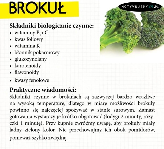 Dlaczego warto jeść brokuły?