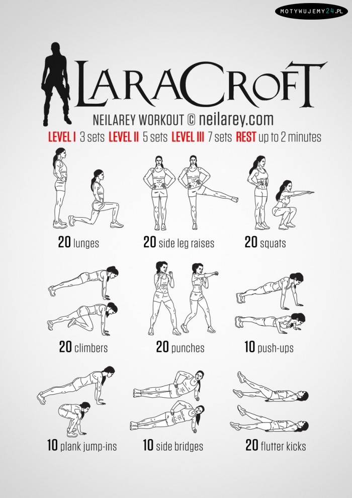 Lara Croft Workout