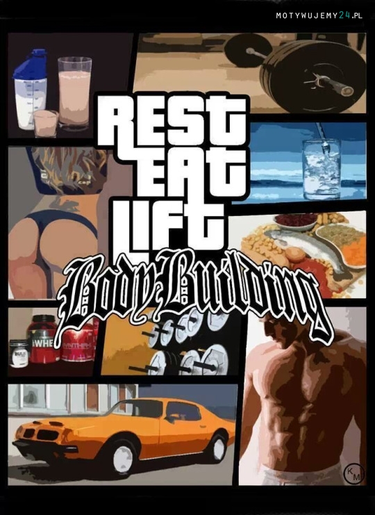 Rest eat lift