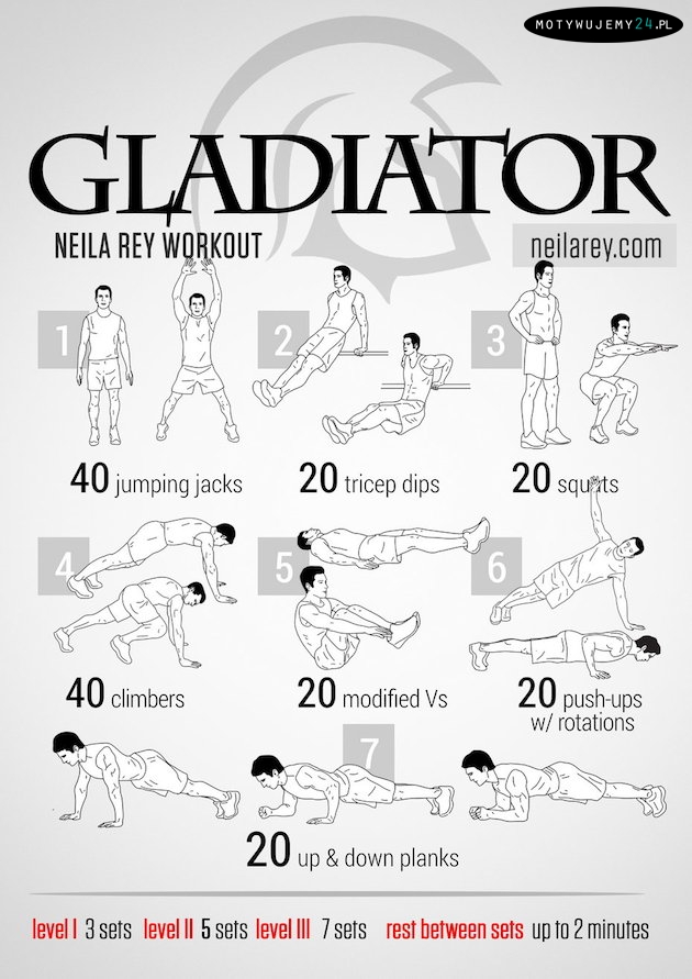 Gladiator workout