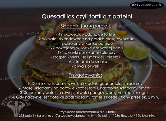 Quesadillas czyli tortilla z patelni