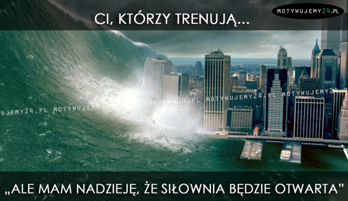 Czy pogoda czy nie, trening trzeba zrobić...