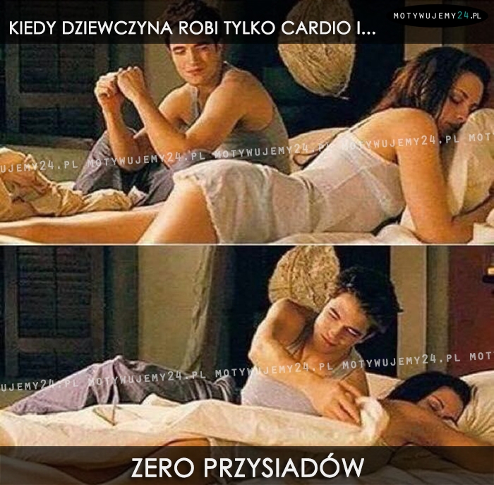 Kiedy dziewczyna robi tylko cardio i...