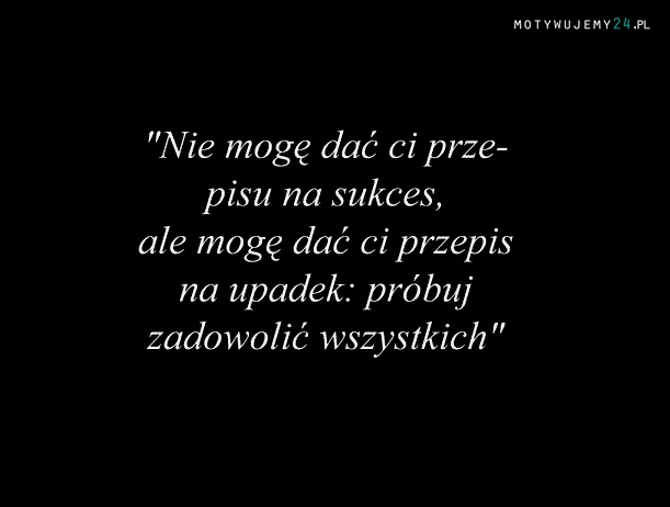 Przepis na sukces