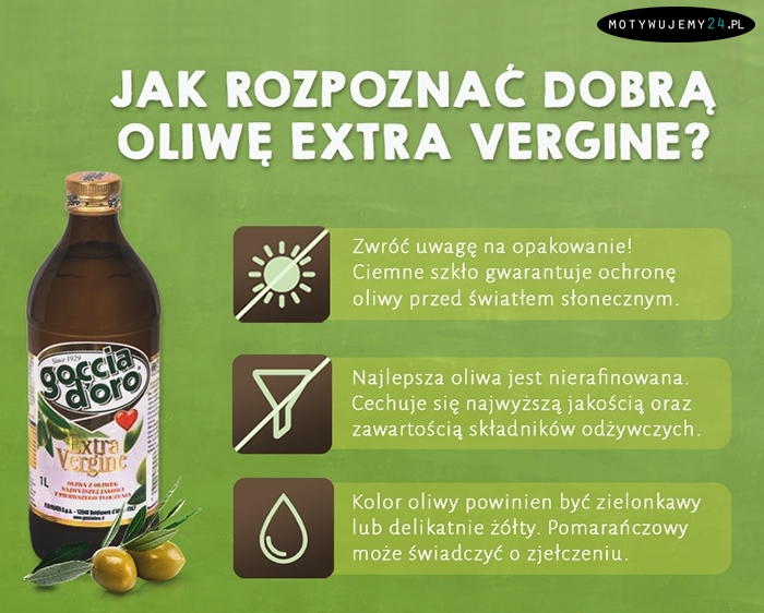 Jak rozpoznać dobrą oliwę