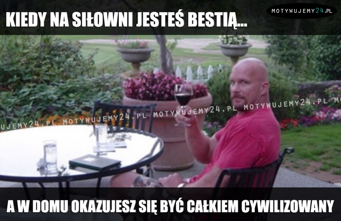 Kiedy na siłowni jesteś bestią...