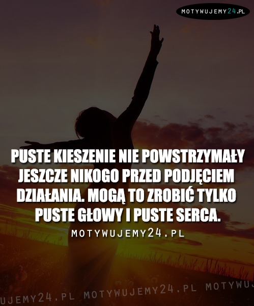 Puste kieszenie nie powstrzymały jeszcze nikogo...