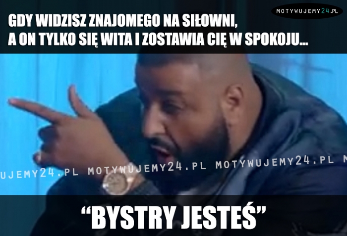 Gdy widzisz znajomego na siłowni...