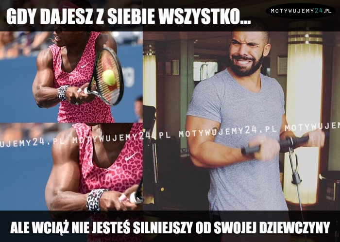 Gdy dajesz z siebie wszystko...