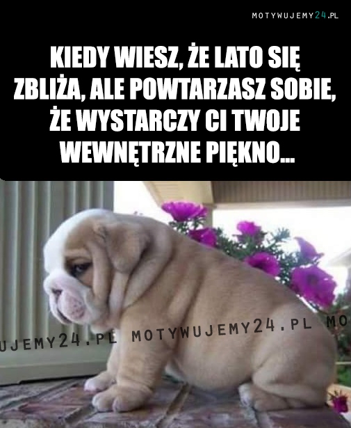 Kiedy wiesz, że lato się zbliża i...