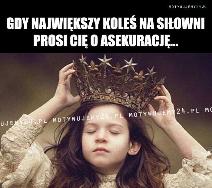 Gdy największy koleś na siłowni...