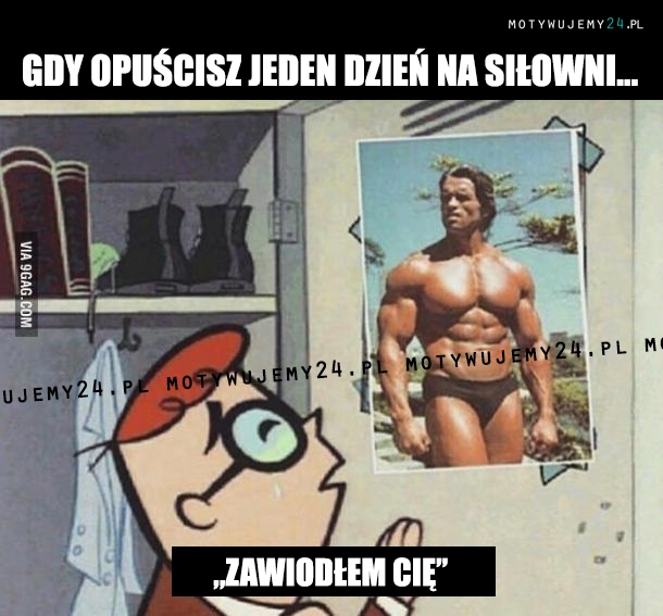 Gdy opuścisz jeden dzień na siłowni...