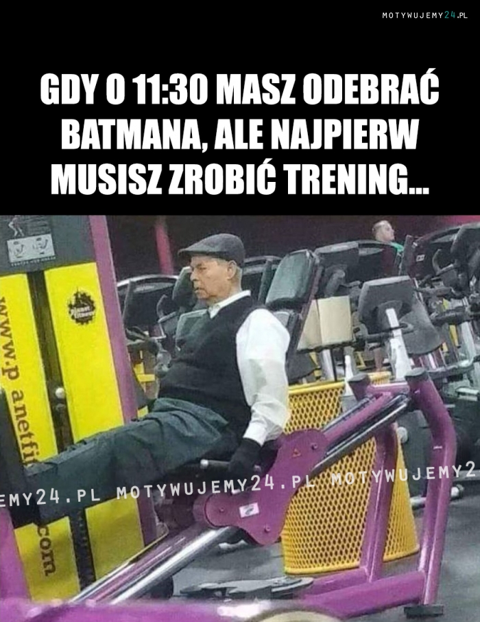 Trening musi być...