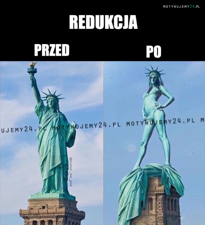 Redukcja: przed i po