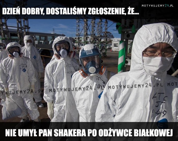 Dzień dobry, dostaliśmy zgłoszenie, że...