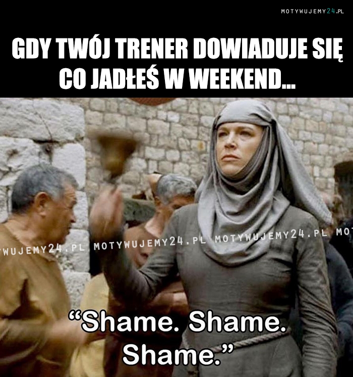 Gdy Twój trener dowiaduje się...