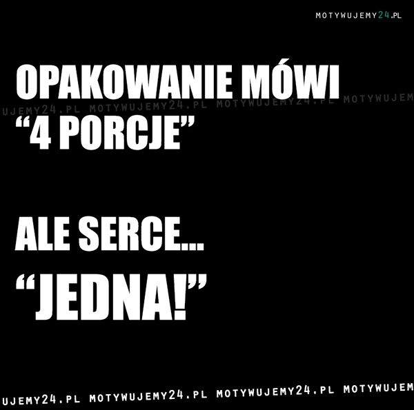 Idę za głosem serca...