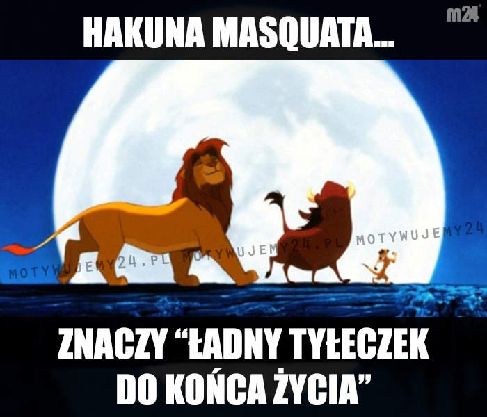 Hakuna masquata i na trening!