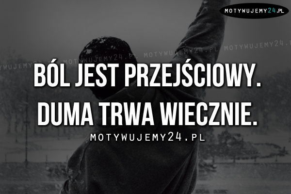 Ból jest przejściowy..