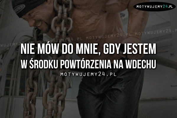 Nie mów do mnie, gdy jestem..