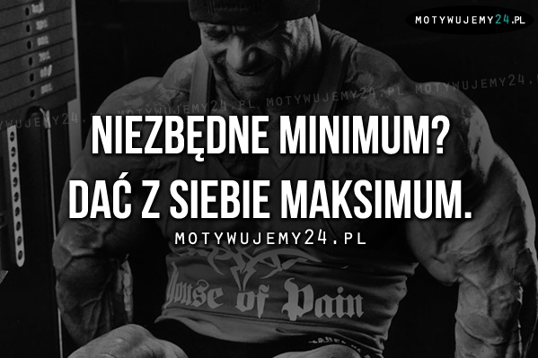 Niezbędne minimum?