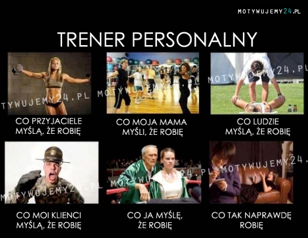 Trener personalny- jak to widzą inni