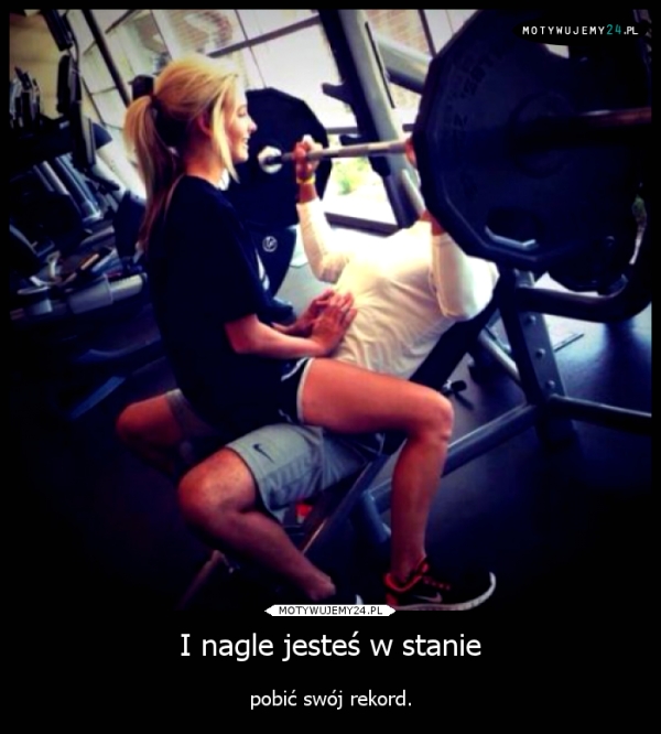 I nagle jesteś w stanie