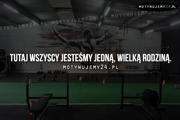 Tutaj wszyscy jesteśmy jedną...