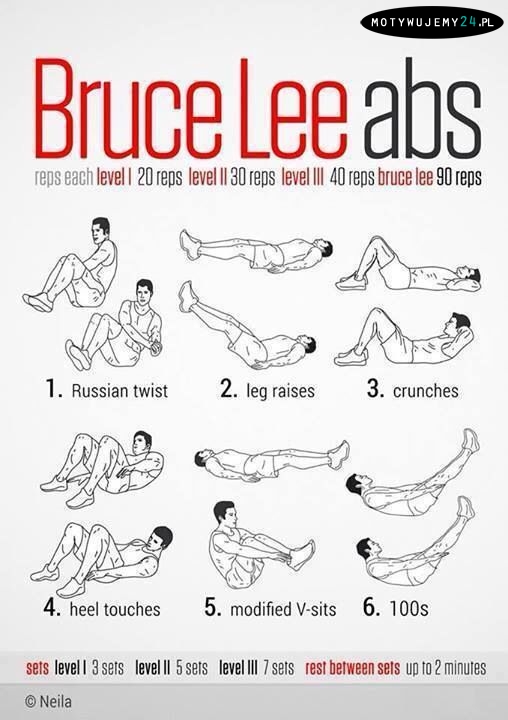 Bruce Lee workout