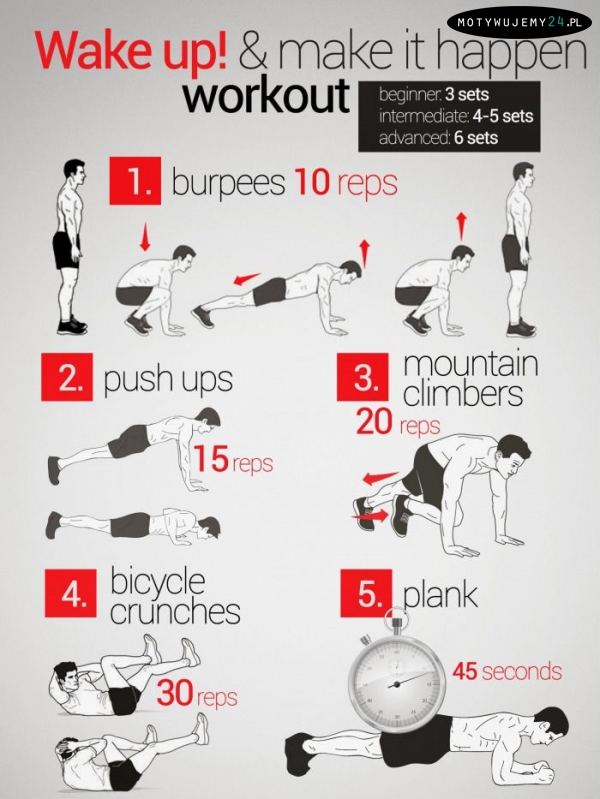 Wake up workout