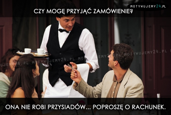 Czy mogę przyjąć zamówienie?...