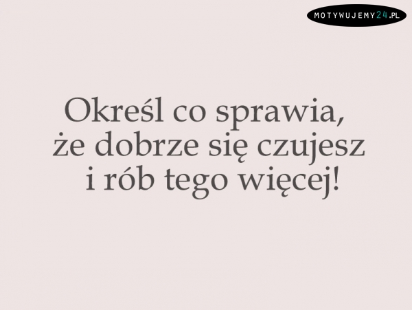 Określ co sprawia...