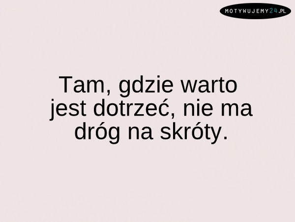 Tam gdzie warto...