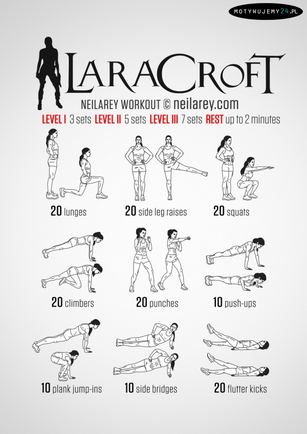 Lara Croft Workout