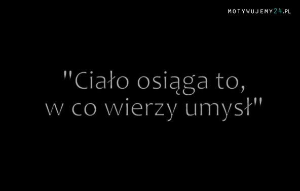 Ciało osiąga...