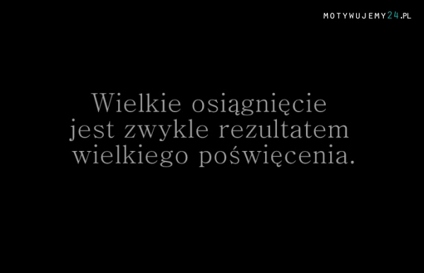 Wielkie osiągnięcie