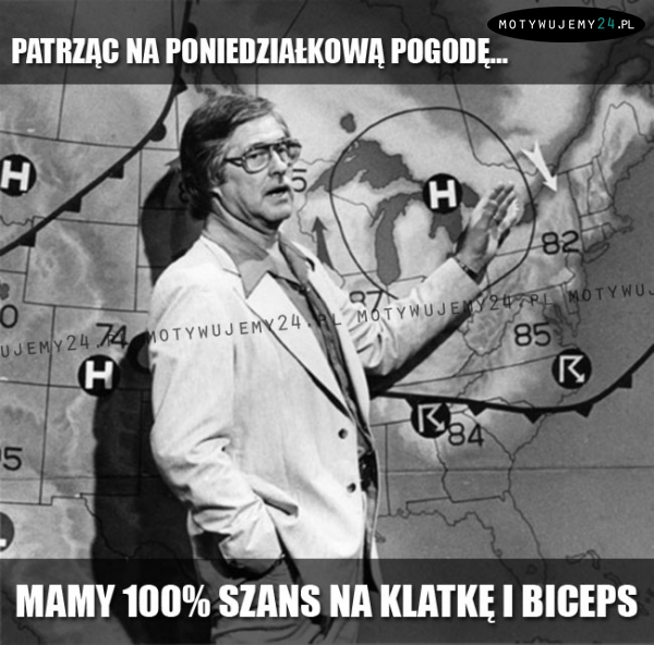 Poniedziałkowa pogoda...