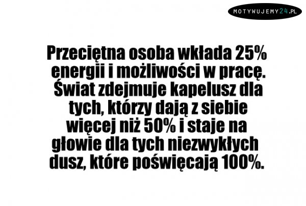 Przeciętna osoba...