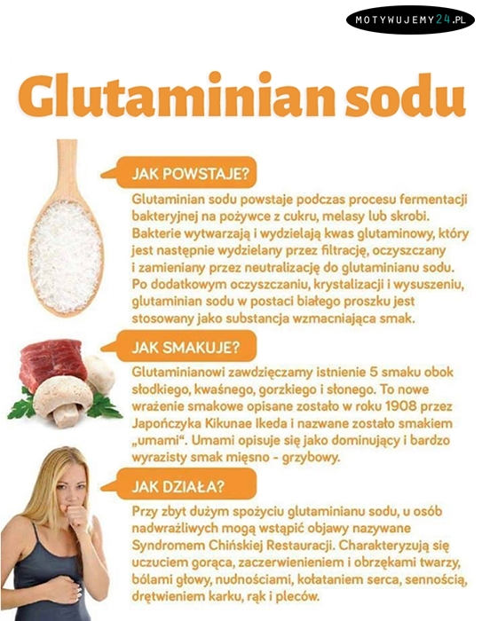 Tego unikaj: glutaminian sodu