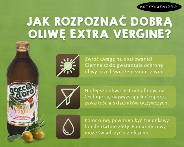 Jak rozpoznać dobrą oliwę