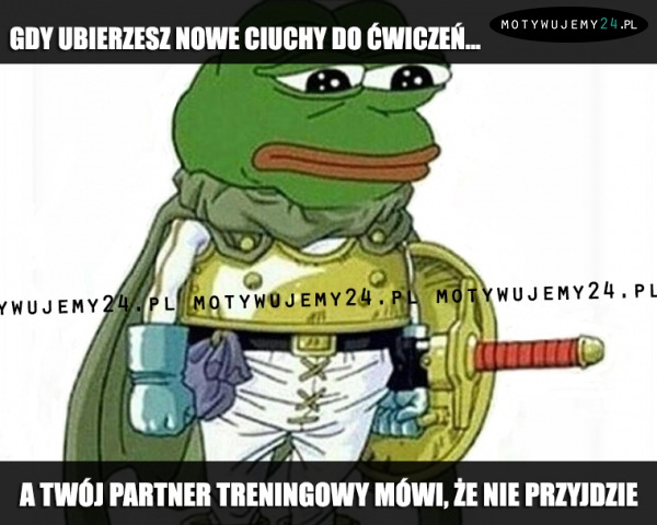 Gdy ubierzesz nowe ciuchy do ćwiczeń...